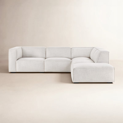 Jaye - 4 Piece Upholstered Sofa With Ottoman