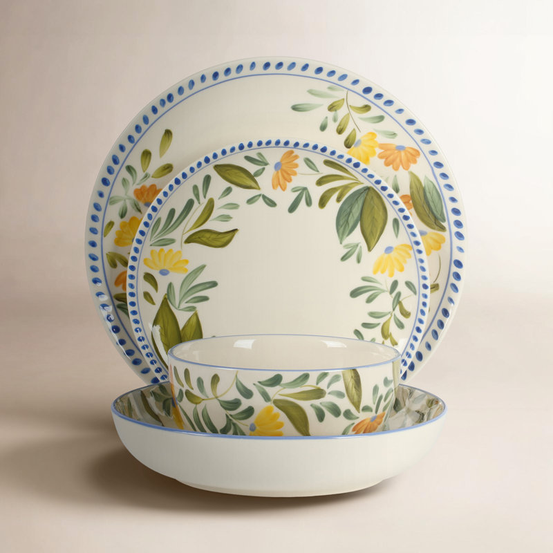 Bloomhouse Dinnerware Set - Service for 4