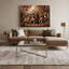 «Dogs English Foxhound», art mural sur toile noire-923185443