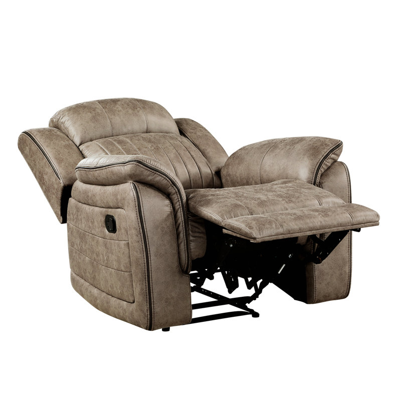 Fauteuil inclinable Classic, Tissu brun / sable