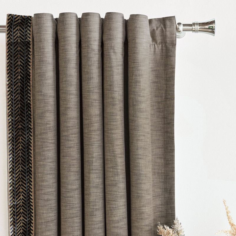 Talena Room Darkening Curtain, 48" W x 84" L, Left