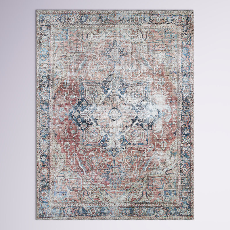 Tapis rouille antistatique Mistana Classen, Rectangle 9 pi x 12 pi