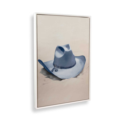 Cowboy Essentials in Blue II Canvas Print in a Frame