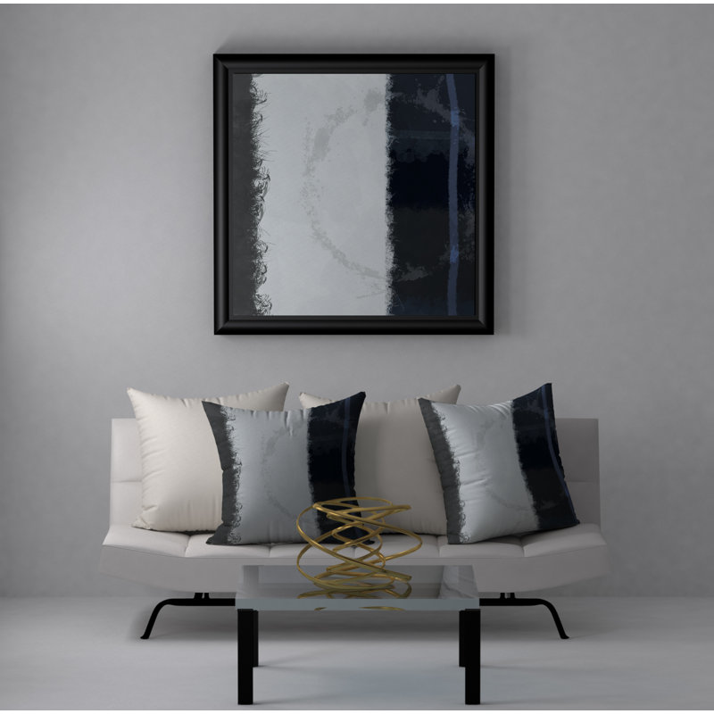 Reversible Throw Pillow, 24" H x 24" W