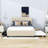 Seemab Upholstered Platform Bed with 2 Drawers, Trundle and Slats-28629586