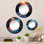 Elisandro Metal Round Mirror
