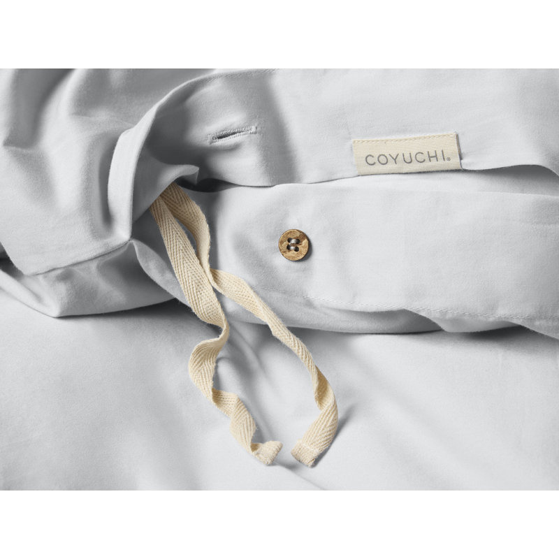 Cloud Soft Organic Sateen Duvet Cover, Twin Duvet Cover, Seal
