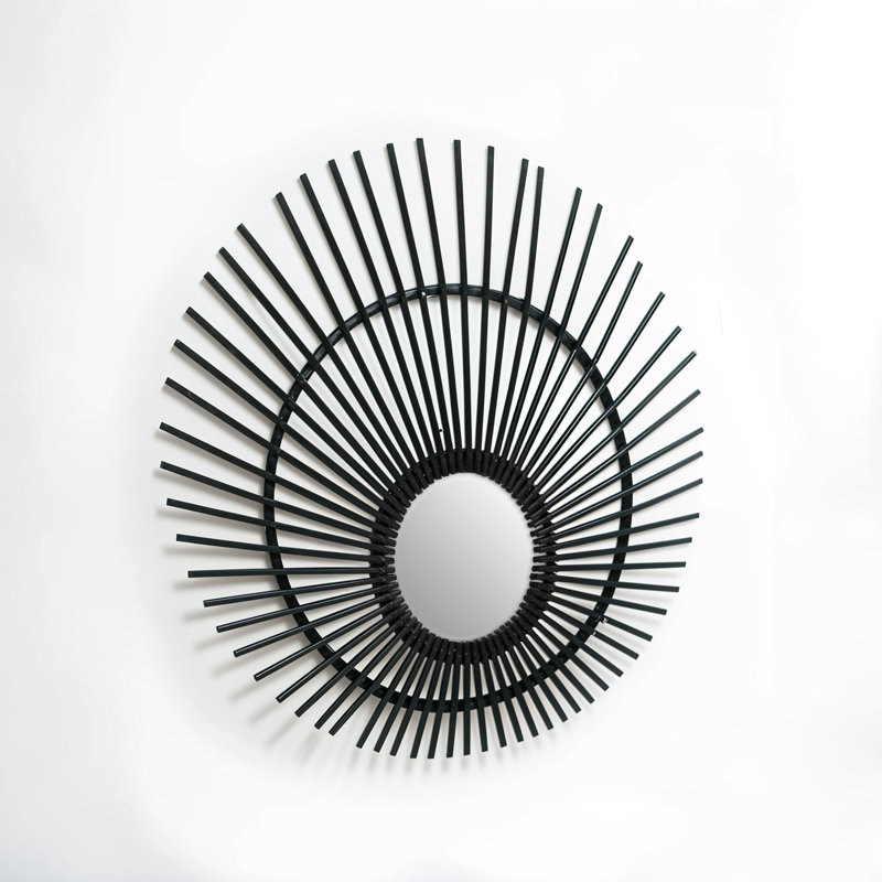 Wicker / Rattan Square Mirror
