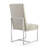 Element Modern Velvet Upholstered Stainless Steel Dining Side Chair in Champagne-36731271