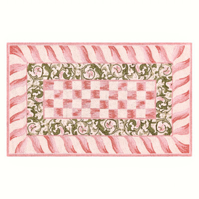 Rosy Check Rug