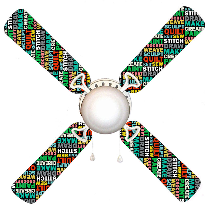 Ventilateur de plafond 4 pales 42 "
