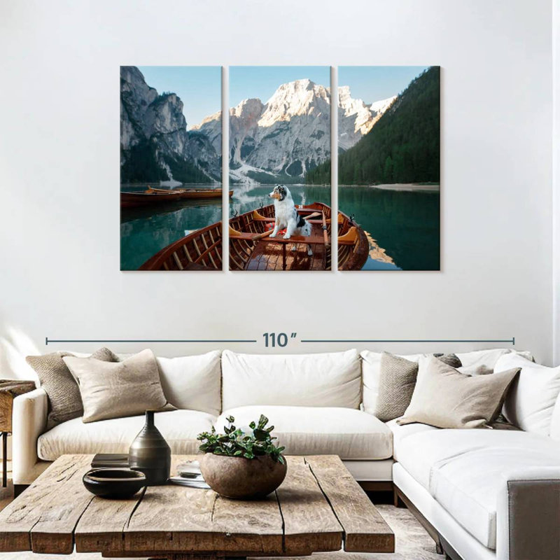 Alvord Braeis Lake Dog, 48" H x 74" W