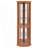 Corner Lighted Curio Cabinet, Corner Glass Cabinet, Corner Display Case-456318867