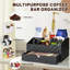 Organisateur de bar à café avec tiroir, organisateur de station de café pour comptoir, organisateur d'accessoires de bar à café en bois, noir-116793696