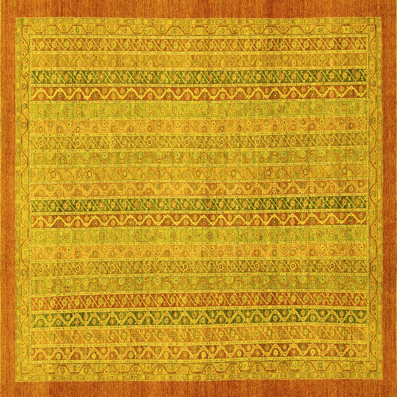Hardisty Washable Chevron Indoor Rug, Square 3'
