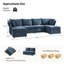 Canapé modulaire 6 pièces Woodring-1390705282