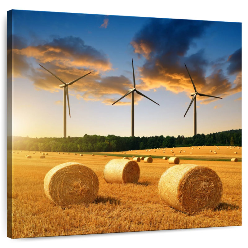 Balles de foin et éoliennes Alvord, H 36 po x l 36 po