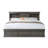 Covertt Solid Wood Bookcase Bed with Drawers-26241473-112517019