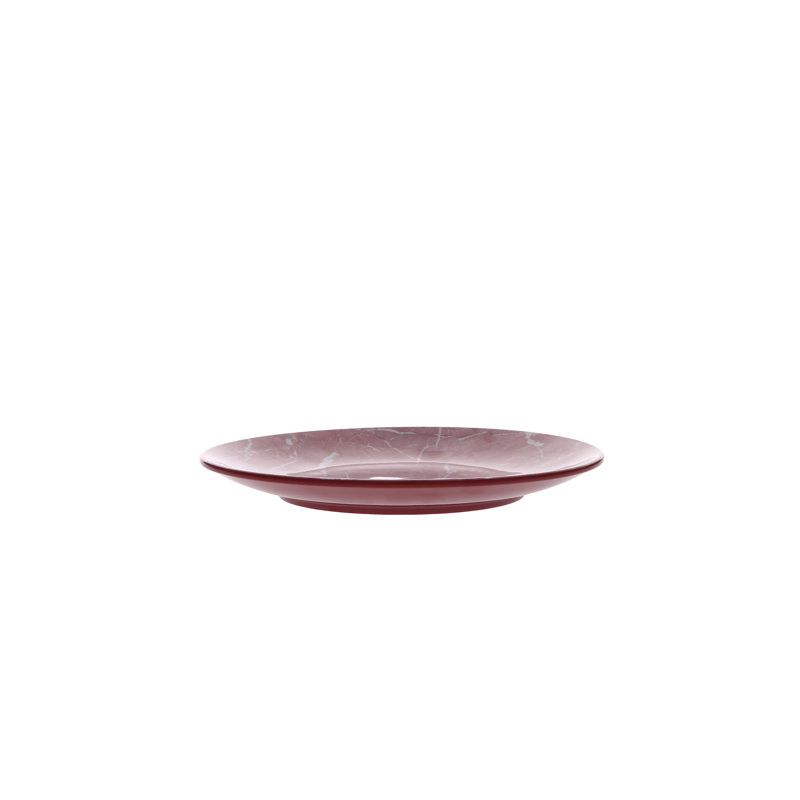 Palace Coupe Round Melamine Dessert Plate, Rosso