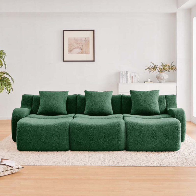 Canapé Teddy, Vert