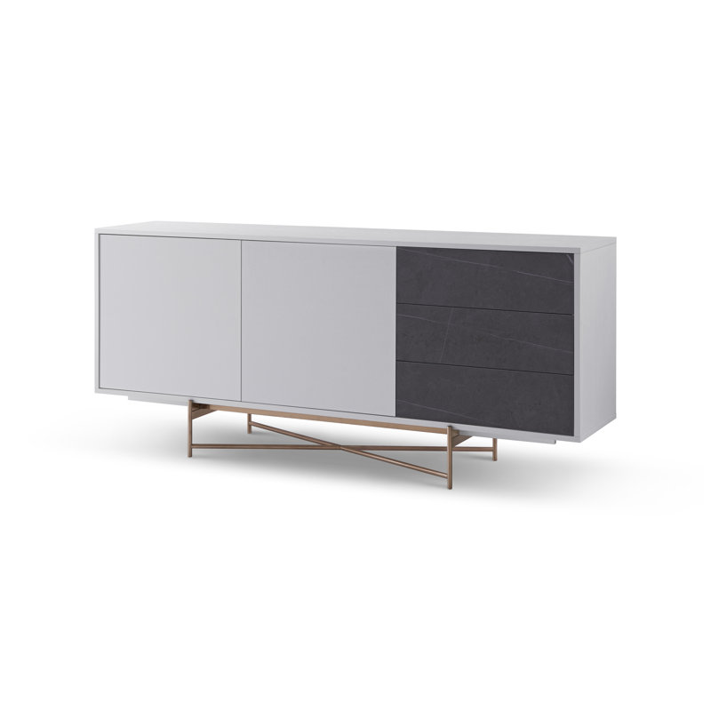 Amelita 179.9cm Sideboard, White