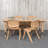 Goddard 5-Piece Rectangle Plastic Kids Activity Table and Chairs Set-49248713