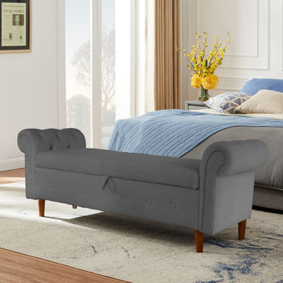 Banc de rangement multifonctionnel rectangulaire