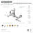 Kingston Brass Willshire Double-Handle 2-Hole Wall-Mount Bridge Kitchen Faucet-93672673