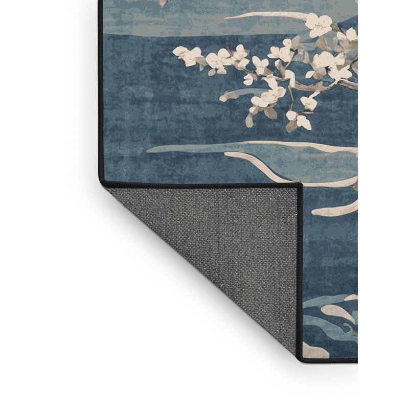 Silky Soft Plush Gray Area Rug, Square 4'