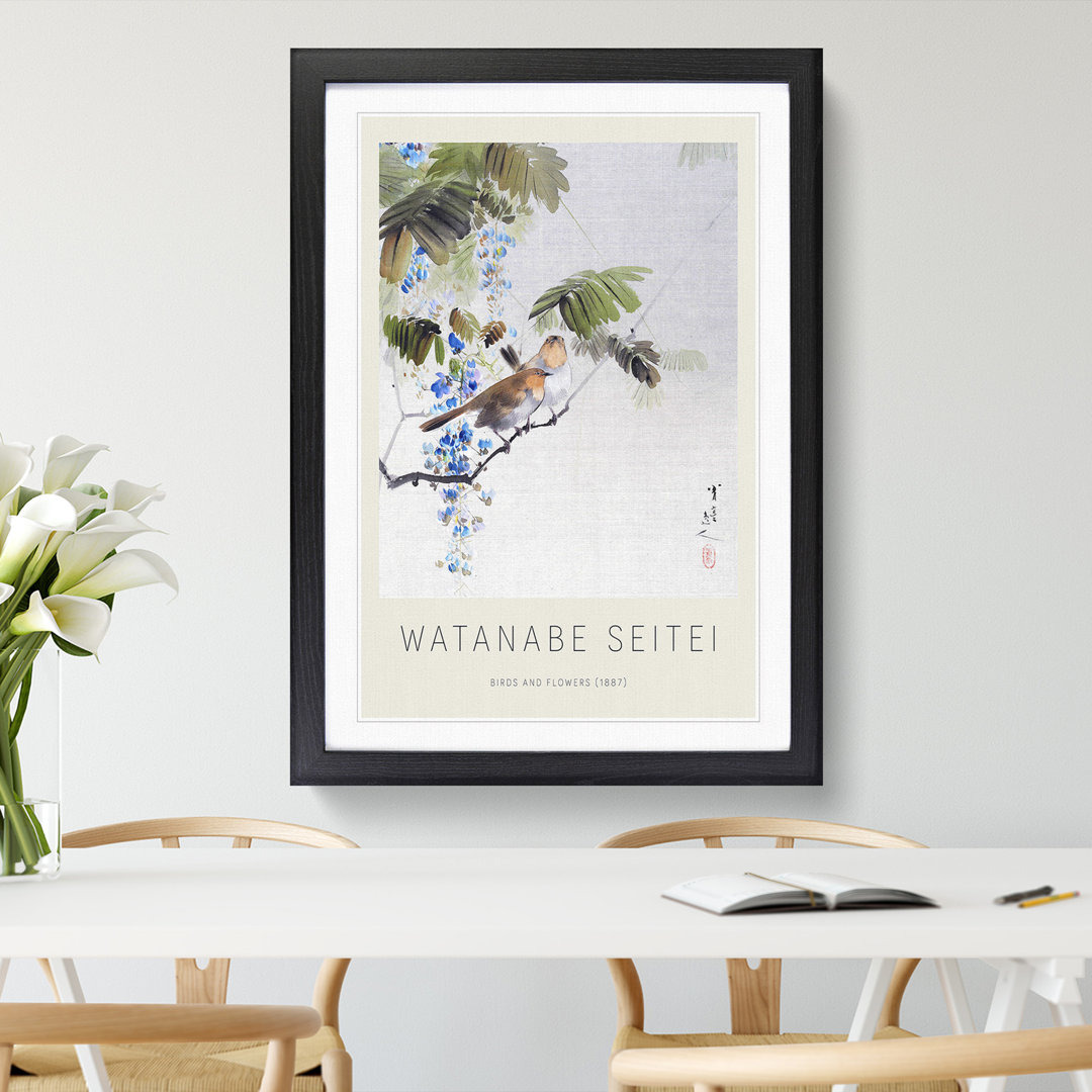 Birds and Flowers by Watanabe Seitei - Picture Frame Art Prints