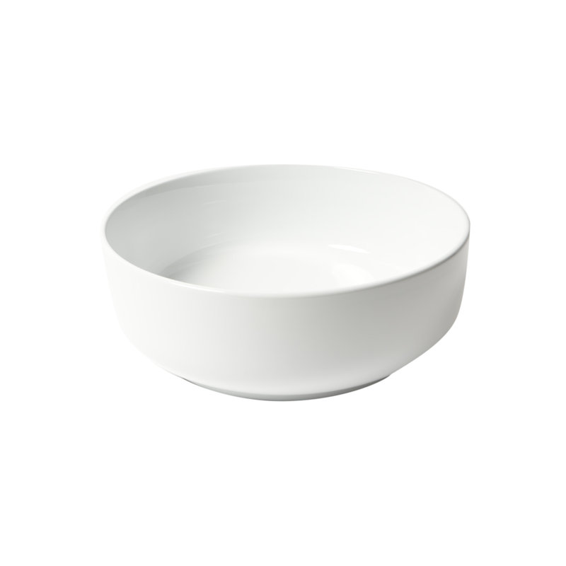 Lavabo de salle de bain vasque circulaire, Blanc