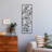 Handmade Decorative Metal Wall Accessory, 12.6 x 35.4 inches | 100% Metal, Thickness: 0.06 inches | Unique Hand-Painted Design, Perfect for Home Decor | Versatile Wall Hanging with Distinctive Color Variations