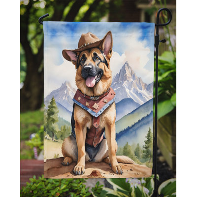 Drapeau Cowboy Welcome Garden