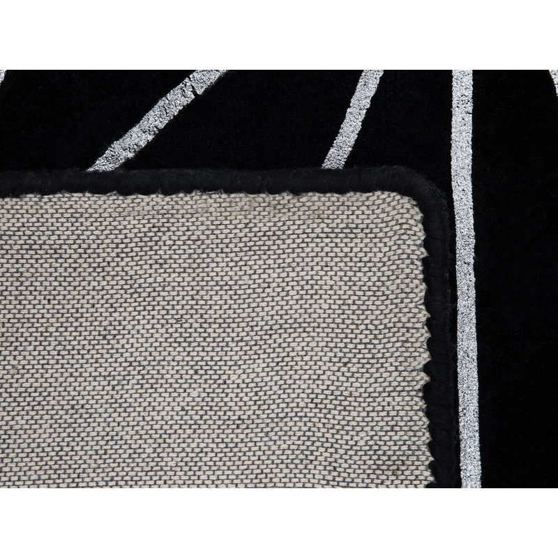 Huntsville Geometric Viscose Hand Woven Area Rug, Rectangle 140 x 200cm
