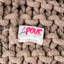 Pouf rond en coton 20 x 20 Moro