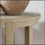 Ensemble de 2 Frederica rondes en bois avec des pieds robustes-133491456
