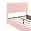 Lit plateforme tapissier avec rangement Huldia-3297678
