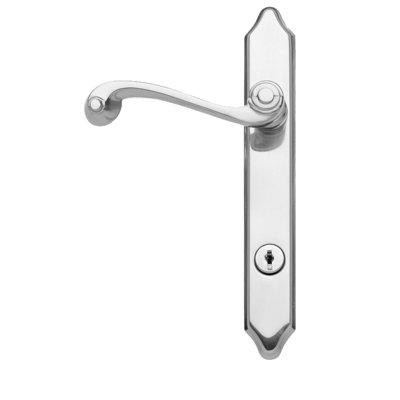 70 Series Split Fullview Storm Door with Retractable Screen and Brushed Nickel Handle