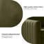 Fauteuil club capitonné en velours Cedarpoint-1571821690