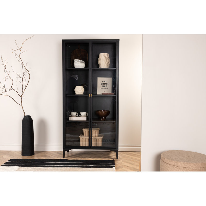 Agadir Display Cabinet, Black