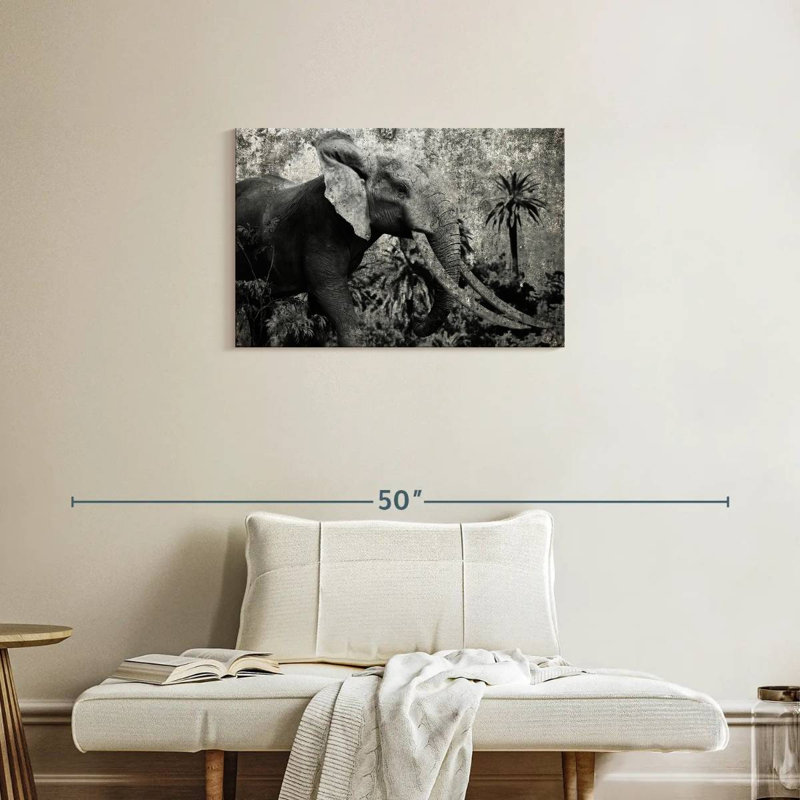 Éléphant safari Brampt Prime, H 20 po x l 30 po