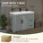 42" W X 21.5" D X 33.44" H Freestanding Sky Grey Bath Vanity Cabinet Without Top Modern Stand Alone Bathroom Cabinet Unassembled-1381787120