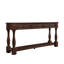 Console en bois de 63 pouces de long avec 3 tiroirs et 1 tablette inférieure pour le couloir d'entrée-1423580537