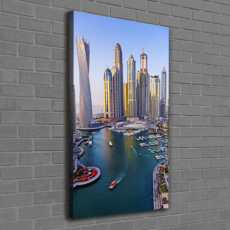 Bay Of Dubai - Wrapped Canvas Print
