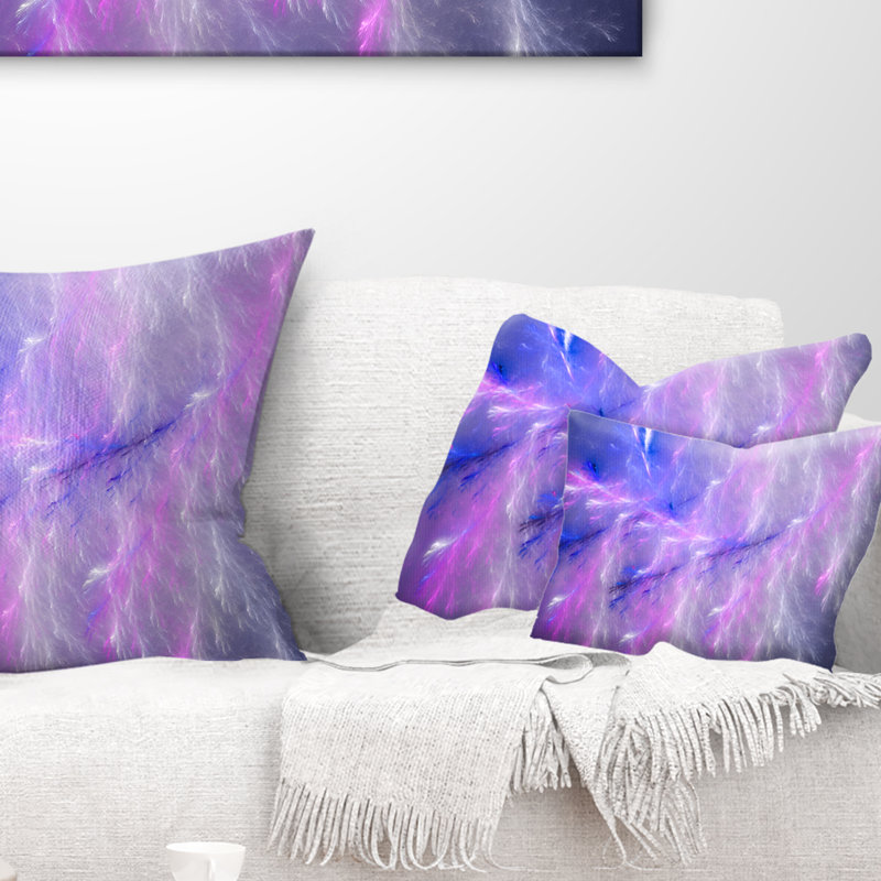Coussin lombaire en ciel mystic abstract, Bleu