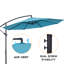 Parasol en porte-à-faux 10 pi Erbe-815474378