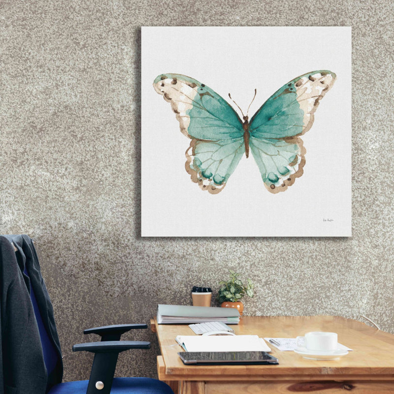 «Colorful Breeze douzième avec bleu sarcelle» par Lisa Audit, art mural sur toile, H 37 po x l 37 po x P 1,5 po