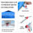CROWN SHADES Canopy Tent 10x10 Pop Up Canopy Outdoor Shade with Pockets Sidewall, Easy Up Sun Shelter with One Person Set Up Centre Lock, Portable Instant Camping Beach Canopy Tents, Pink-108162905