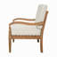 Ensemble de conversation avec canapé 2 pièces et coussins, ensemble de conversation d'extérieur en bois d'acacia