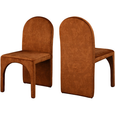 Chaise d'appoint en velours Car Pathia